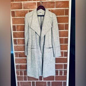 Zara Light Gray Outerwear Coat